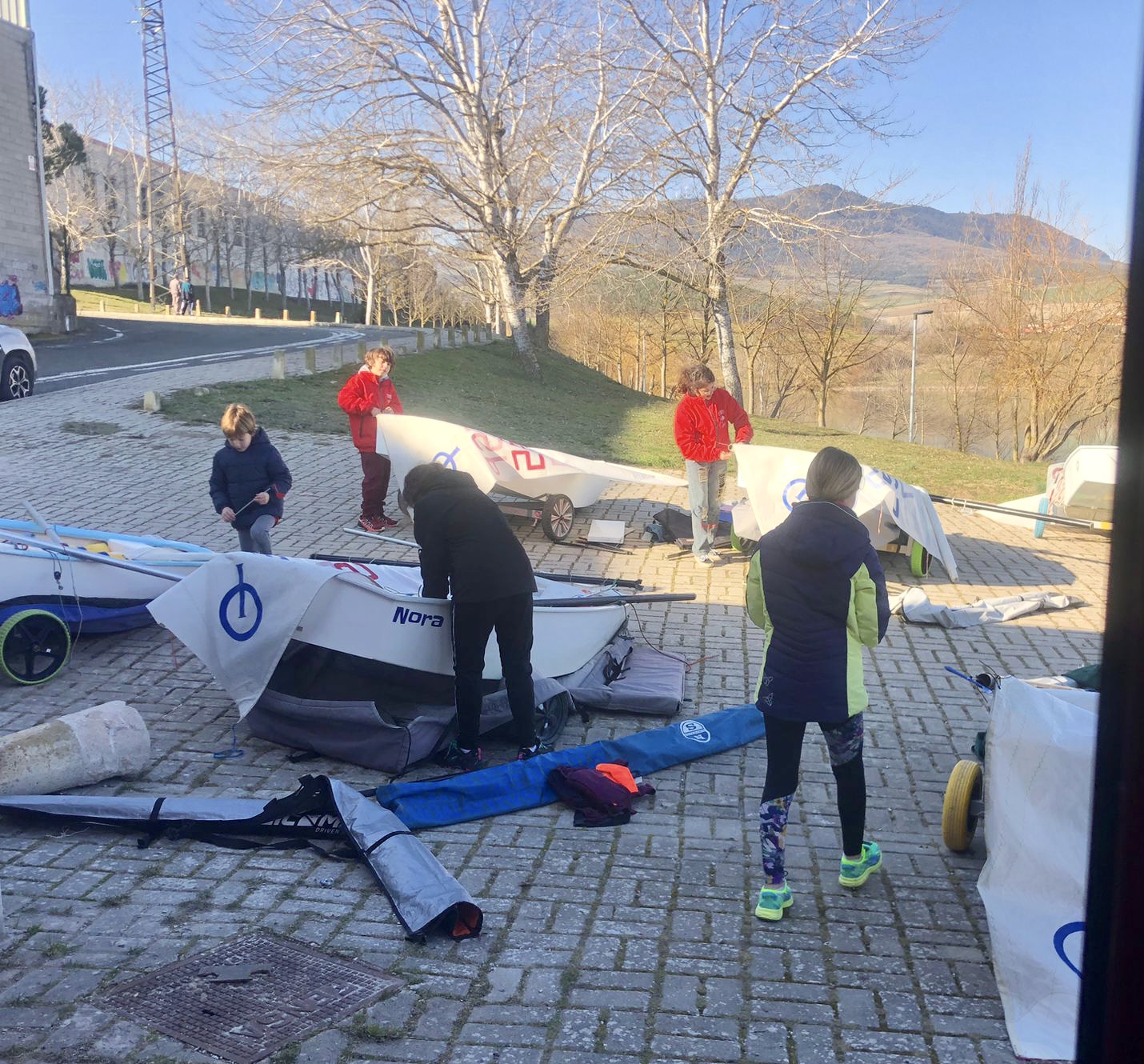 Inicio entrenamientos equipo Optimist